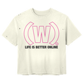 LIFE IS BETTER ONLINE TEE