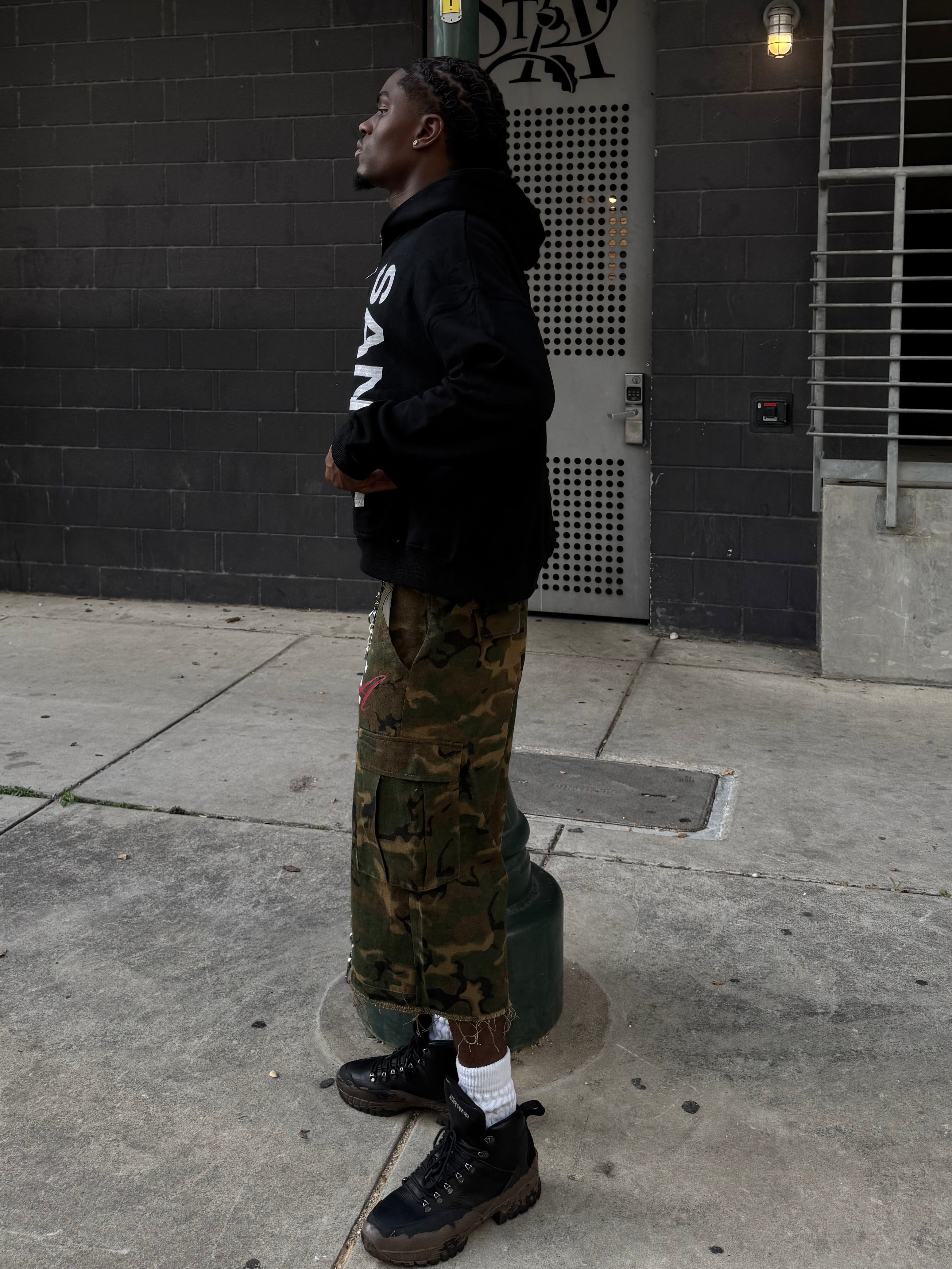 SANTE X WDA camo jorts