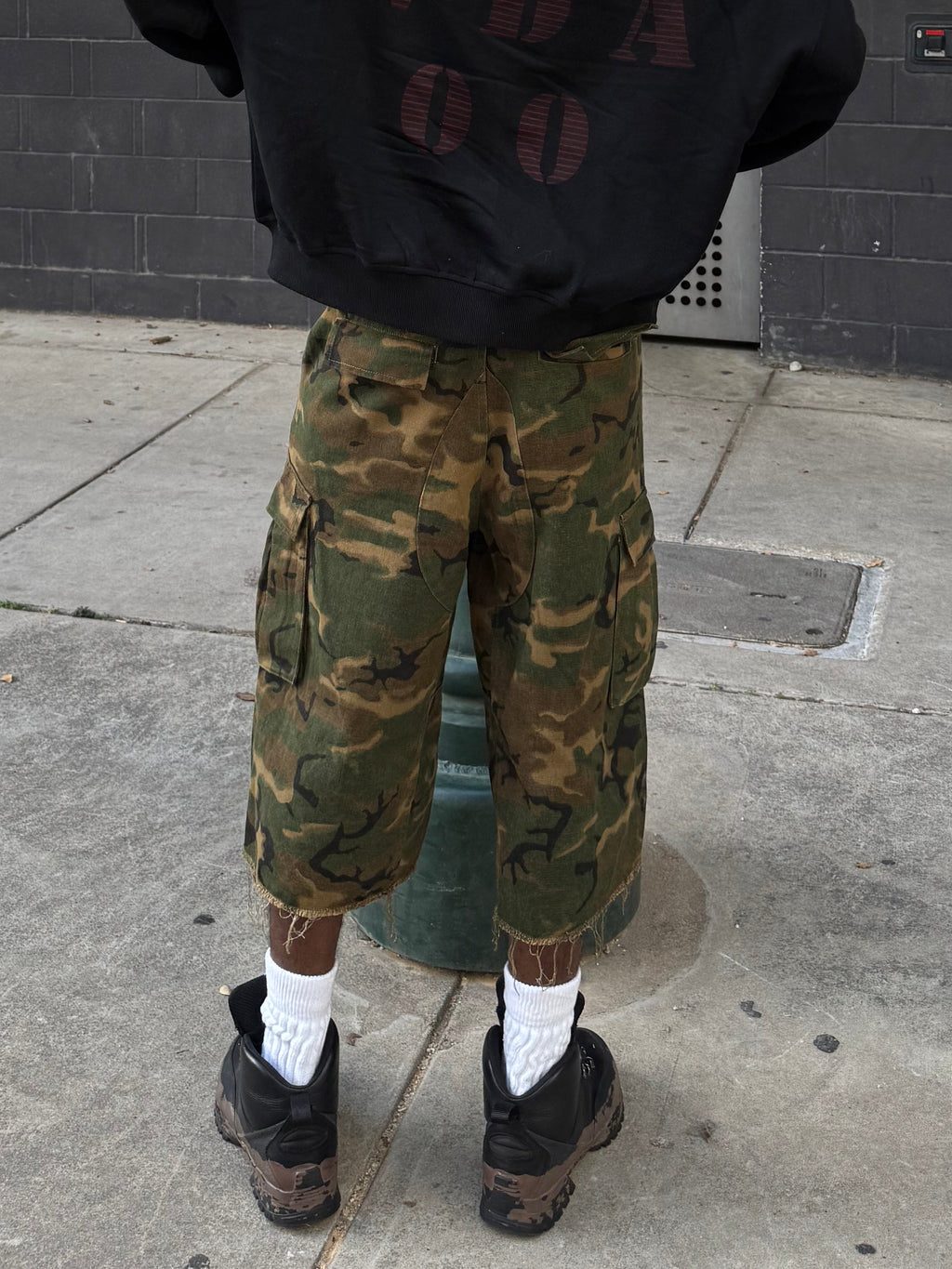 SANTE X WDA camo jorts